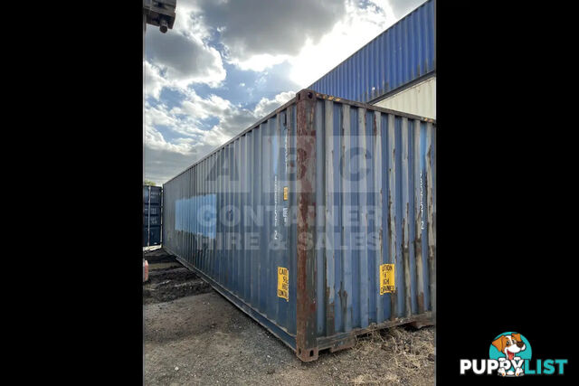 40' HIGH CUBE SHIPPING CONTAINER