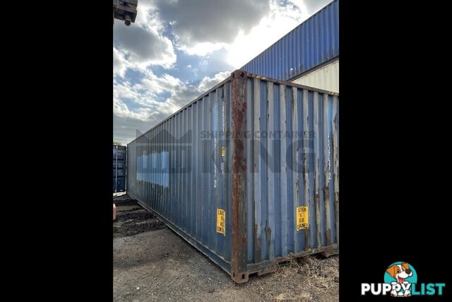 40' HIGH CUBE SHIPPING CONTAINER