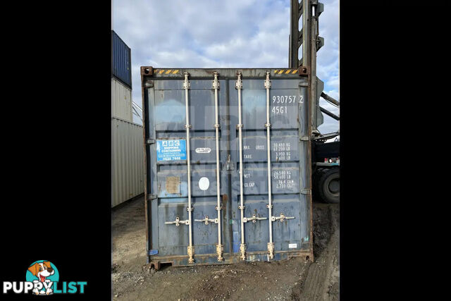 40' HIGH CUBE SHIPPING CONTAINER