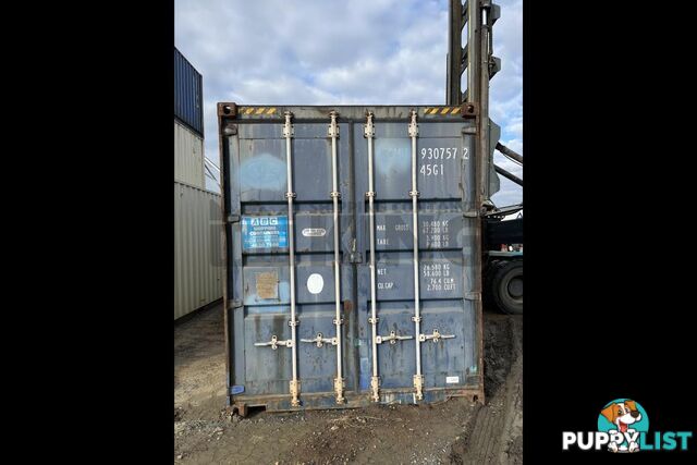 40' HIGH CUBE SHIPPING CONTAINER