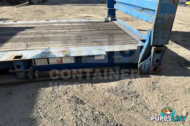 20' FLAT RACK SHIPPING CONTAINER (WITH COLLAPSIBLE ENDS)