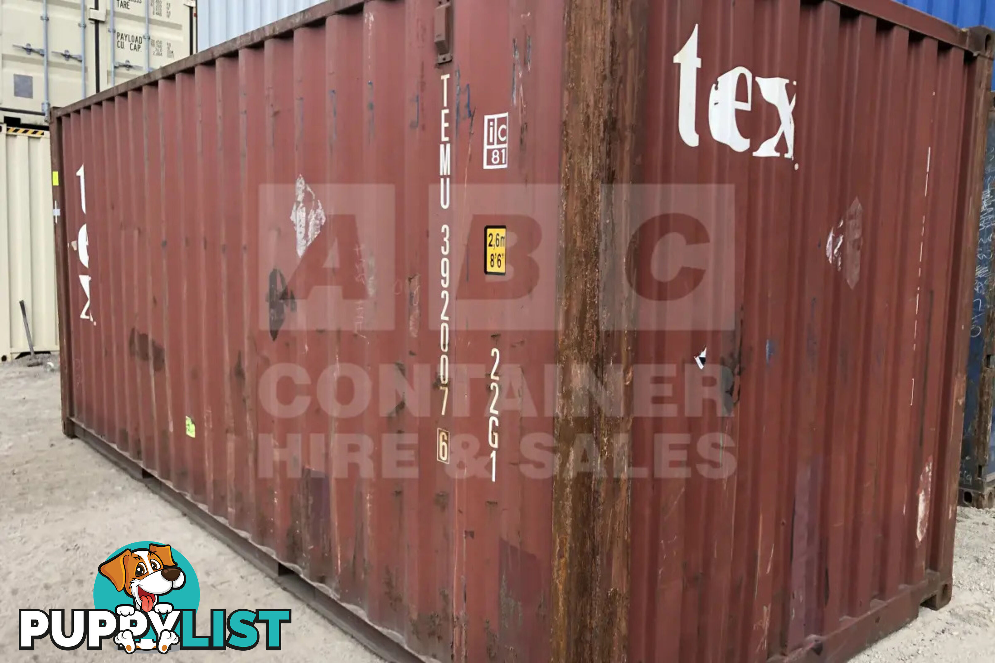 20' STANDARD HEIGHT SHIPPING CONTAINER