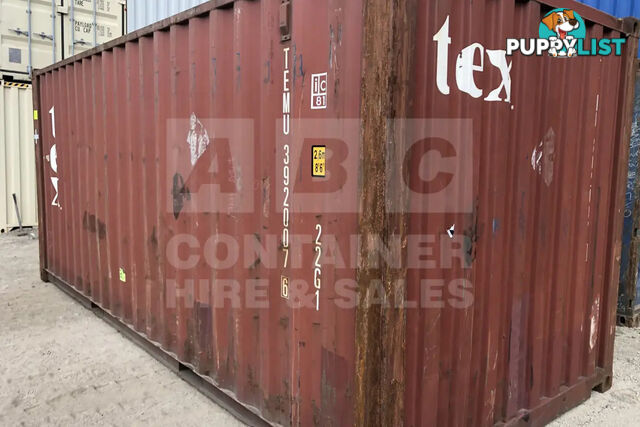 20' STANDARD HEIGHT SHIPPING CONTAINER