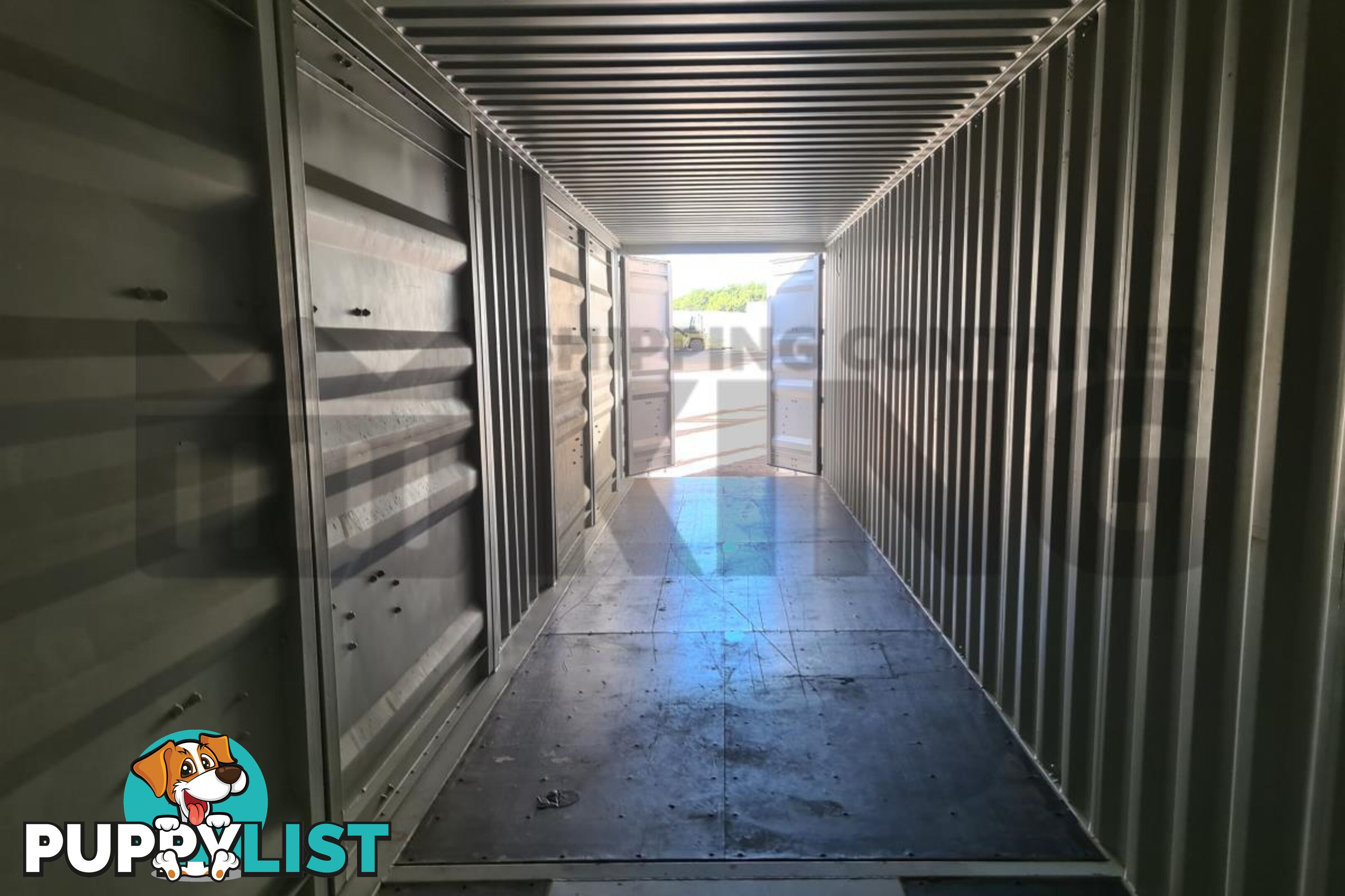 40' HIGH CUBE PARTIAL SIDE OPENING SHIPPING CONTAINER (2 SETS OF SIDE OPENING DOORS) - in Brisbane