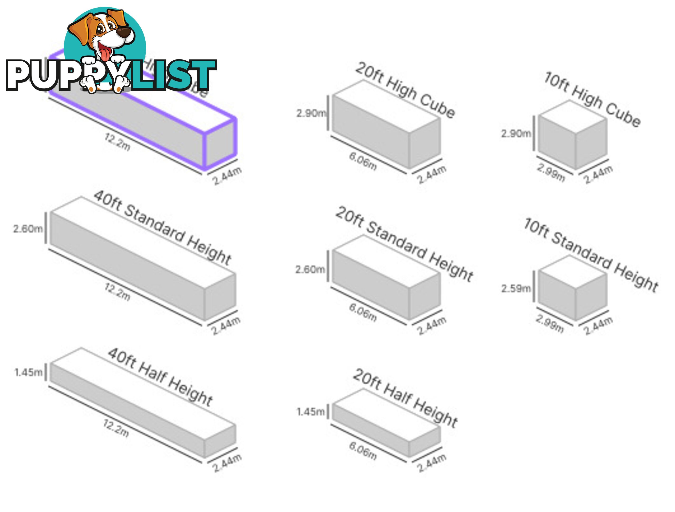 40' HIGH CUBE PARTIAL SIDE OPENING SHIPPING CONTAINER (2 SETS OF SIDE OPENING DOORS) - in Brisbane