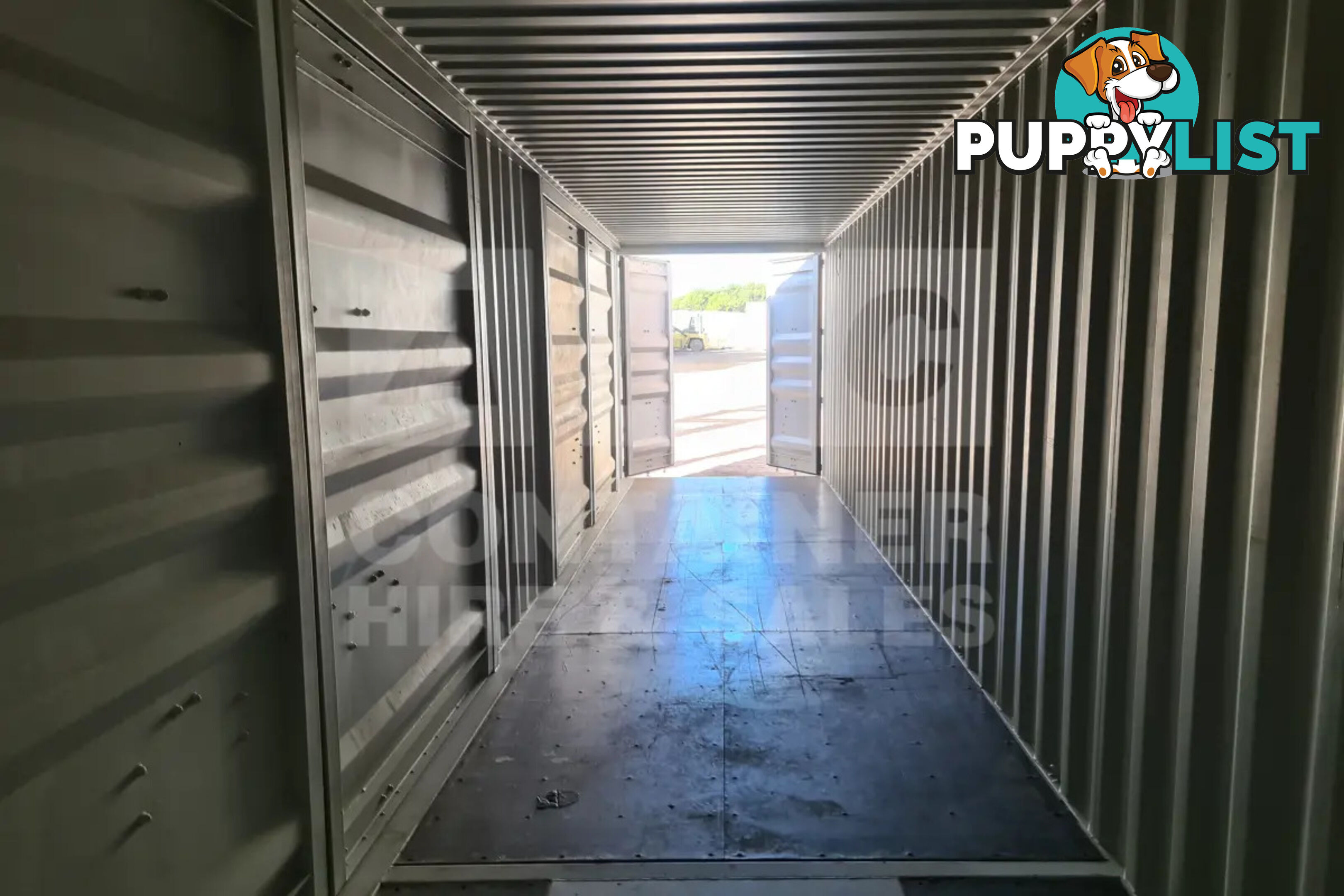 40' HIGH CUBE PARTIAL SIDE OPENING SHIPPING CONTAINER (2 SETS OF SIDE OPENING DOORS) - in Brisbane