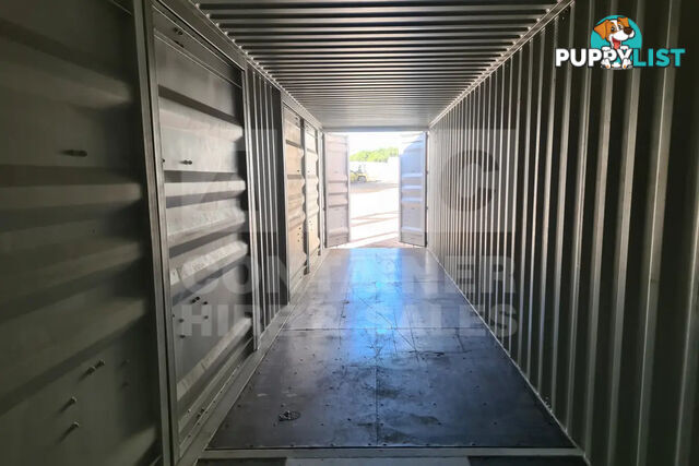 40' HIGH CUBE PARTIAL SIDE OPENING SHIPPING CONTAINER (2 SETS OF SIDE OPENING DOORS) - in Brisbane