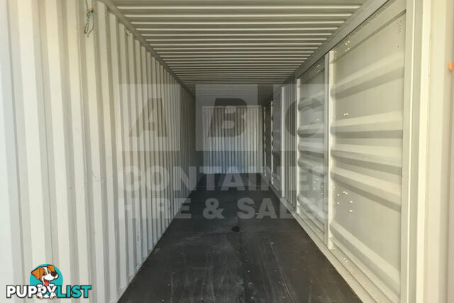 40' HIGH CUBE PARTIAL SIDE OPENING SHIPPING CONTAINER (2 SETS OF SIDE OPENING DOORS) - in Brisbane