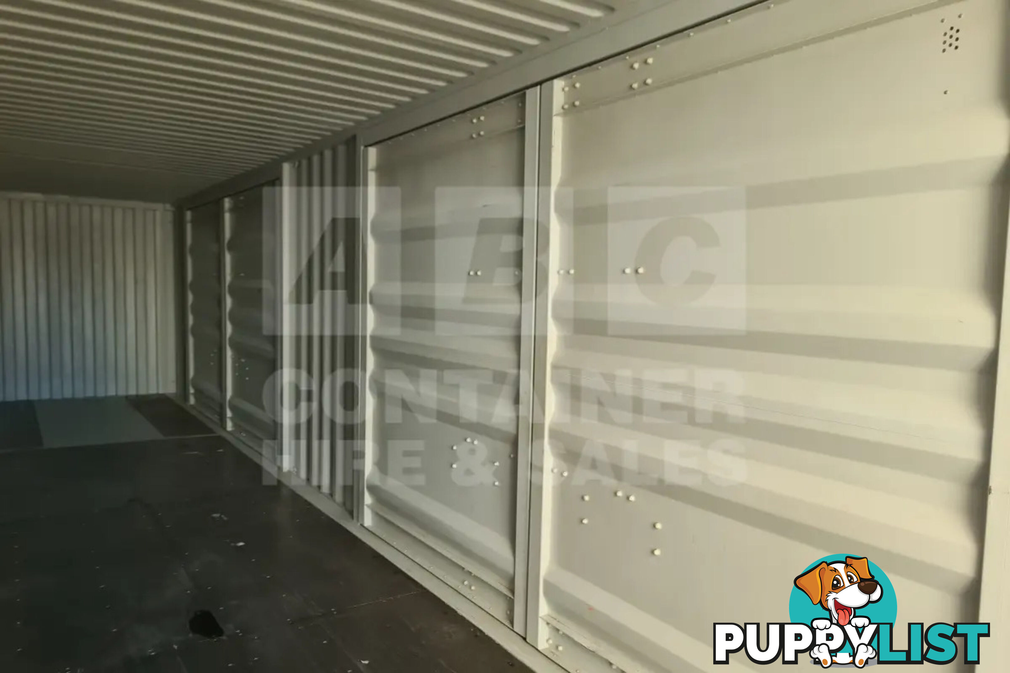 40' HIGH CUBE PARTIAL SIDE OPENING SHIPPING CONTAINER (2 SETS OF SIDE OPENING DOORS) - in Brisbane