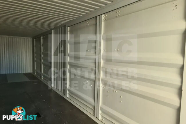 40' HIGH CUBE PARTIAL SIDE OPENING SHIPPING CONTAINER (2 SETS OF SIDE OPENING DOORS) - in Brisbane