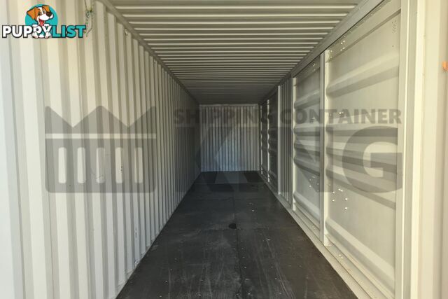 40' HIGH CUBE PARTIAL SIDE OPENING SHIPPING CONTAINER (2 SETS OF SIDE OPENING DOORS) - in Brisbane