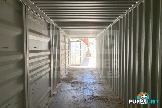 40' HIGH CUBE PARTIAL SIDE OPENING SHIPPING CONTAINER (2 SETS OF SIDE OPENING DOORS) - in Brisbane