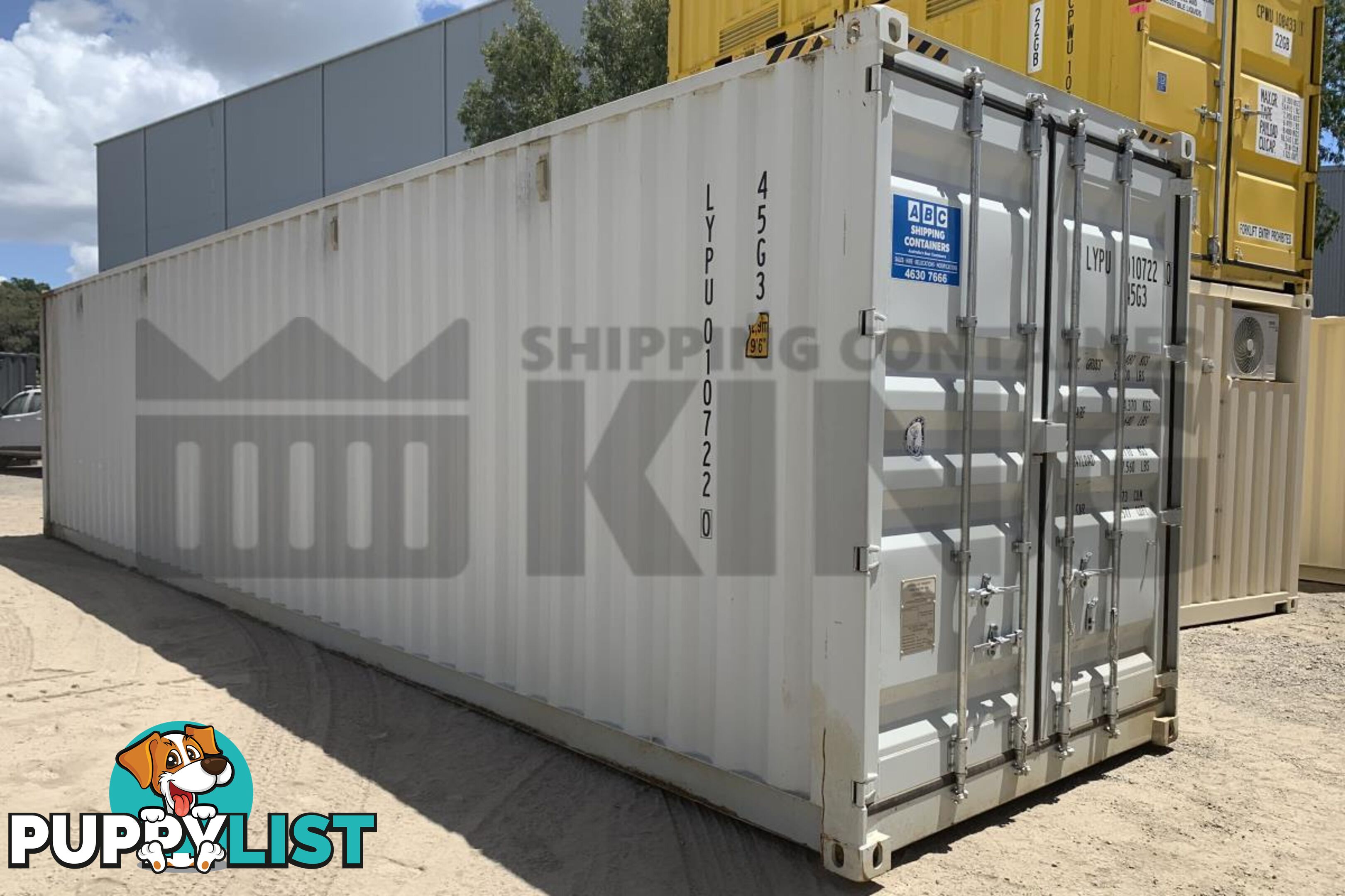 40' HIGH CUBE PARTIAL SIDE OPENING SHIPPING CONTAINER (2 SETS OF SIDE OPENING DOORS) - in Brisbane