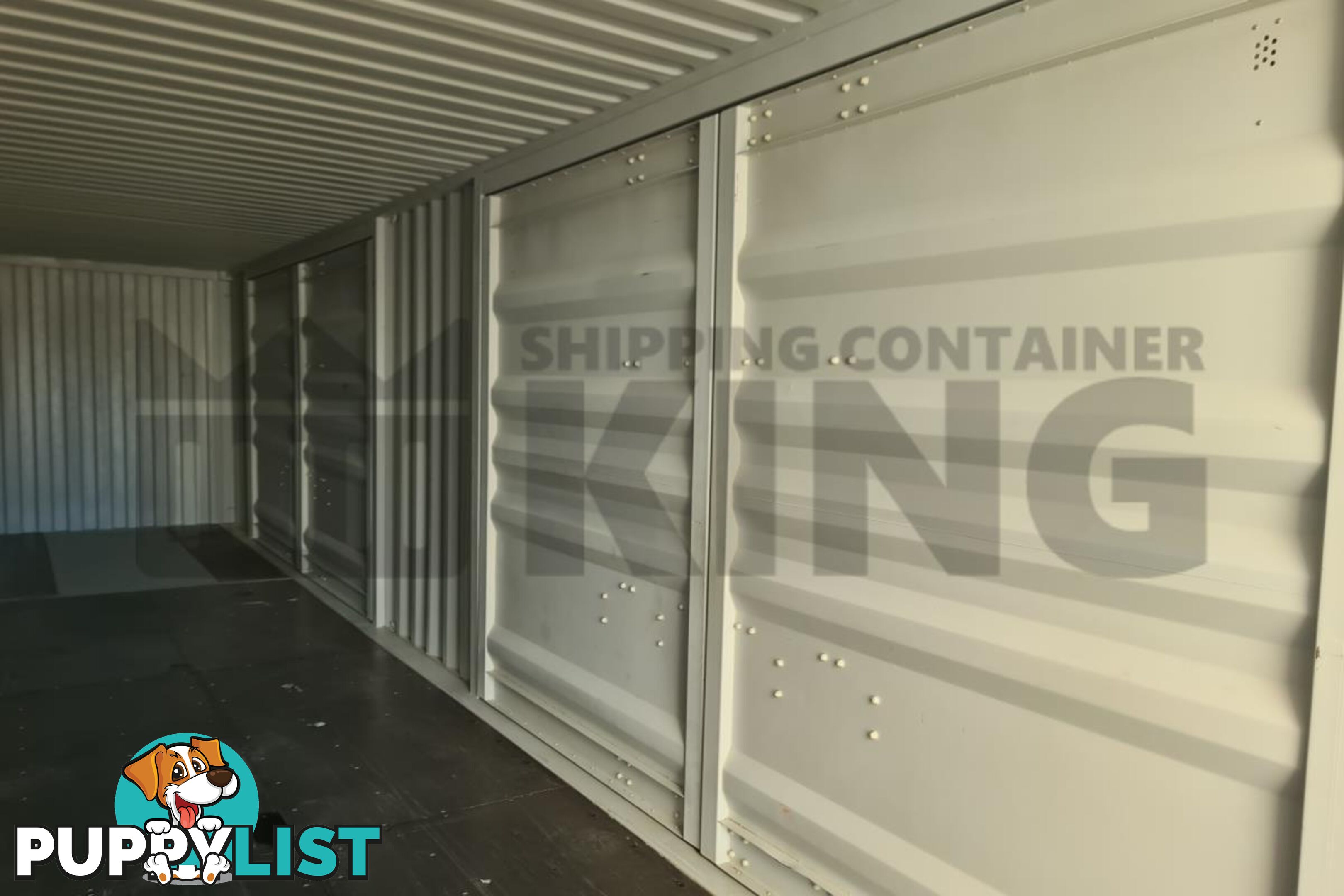 40' HIGH CUBE PARTIAL SIDE OPENING SHIPPING CONTAINER (2 SETS OF SIDE OPENING DOORS) - in Brisbane