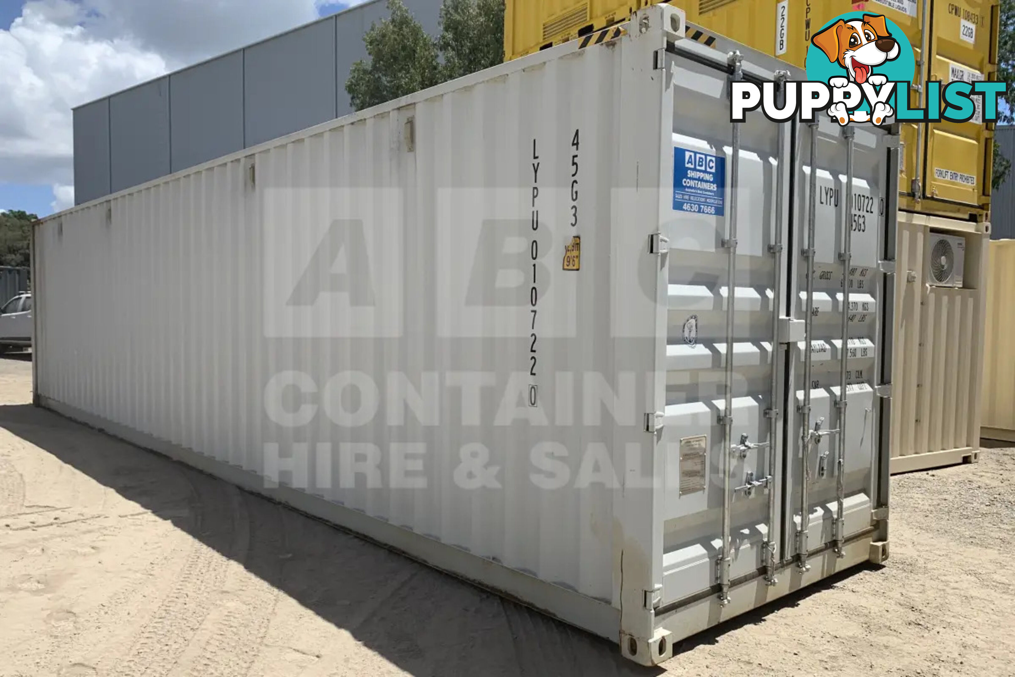 40' HIGH CUBE PARTIAL SIDE OPENING SHIPPING CONTAINER (2 SETS OF SIDE OPENING DOORS) - in Brisbane