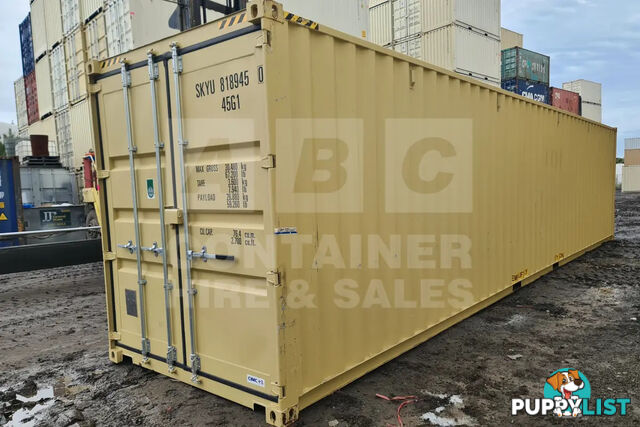40' HIGH CUBE SHIPPING CONTAINER - in Brisbane