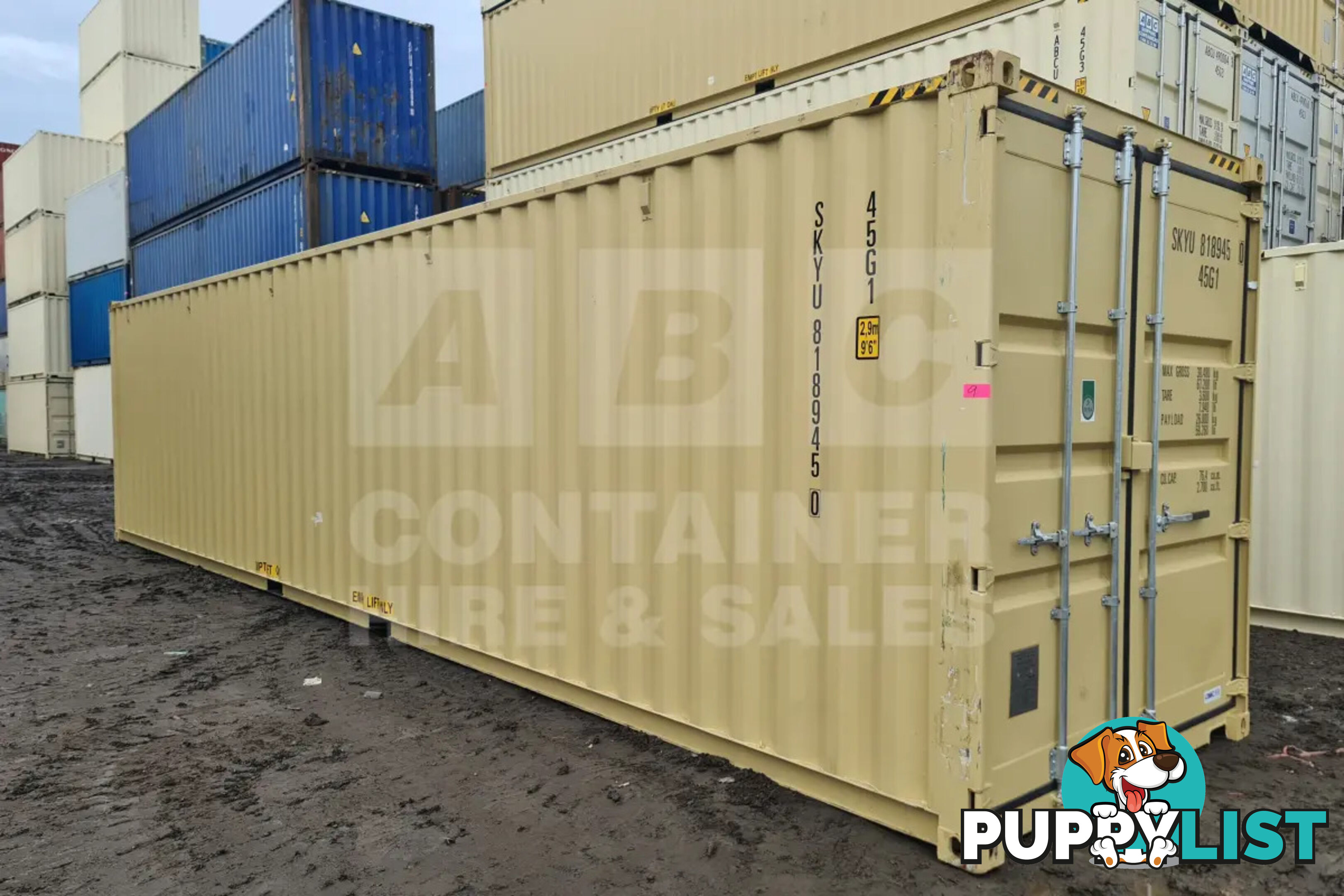 40' HIGH CUBE SHIPPING CONTAINER - in Brisbane