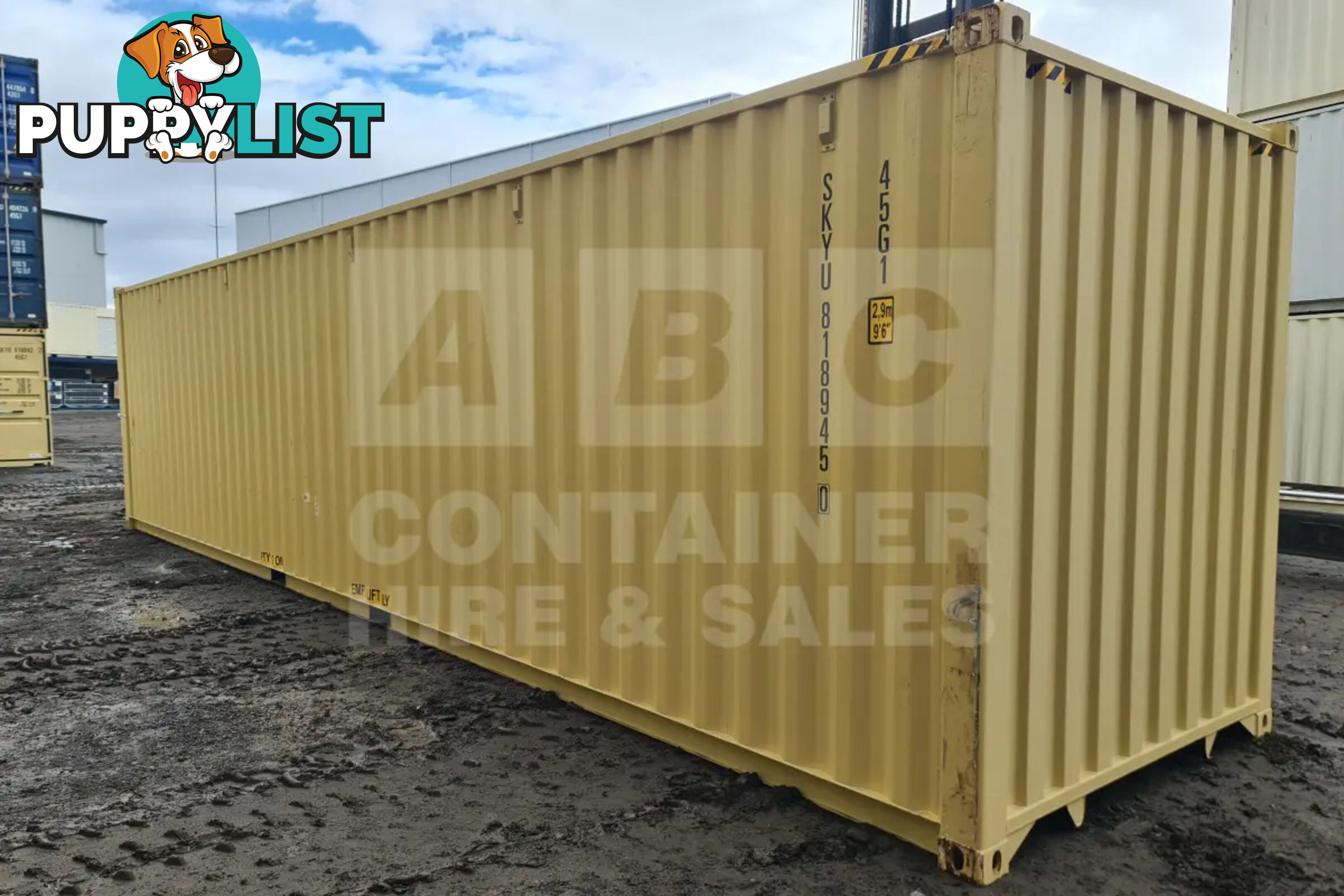 40' HIGH CUBE SHIPPING CONTAINER - in Brisbane