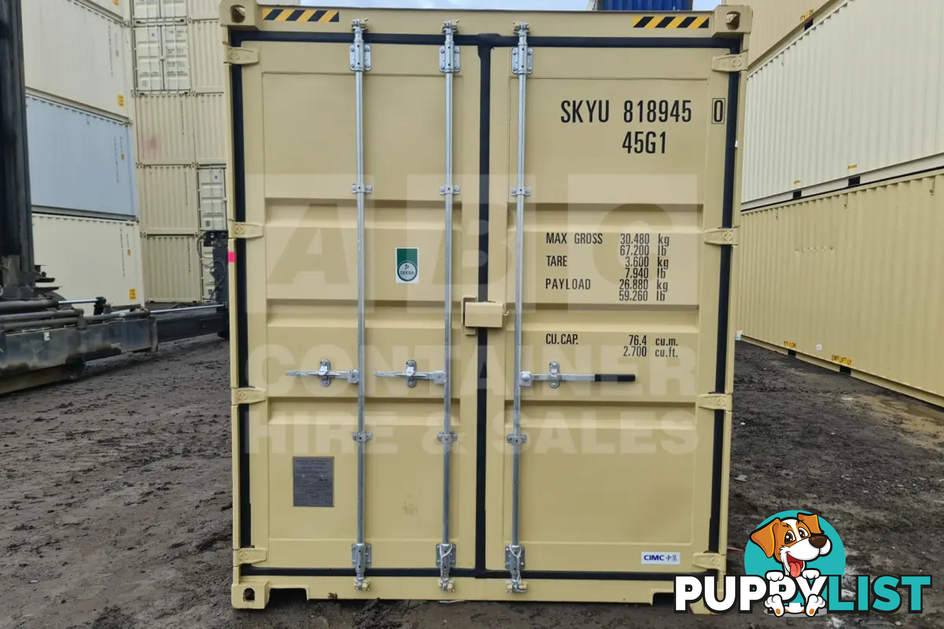 40' HIGH CUBE SHIPPING CONTAINER - in Brisbane