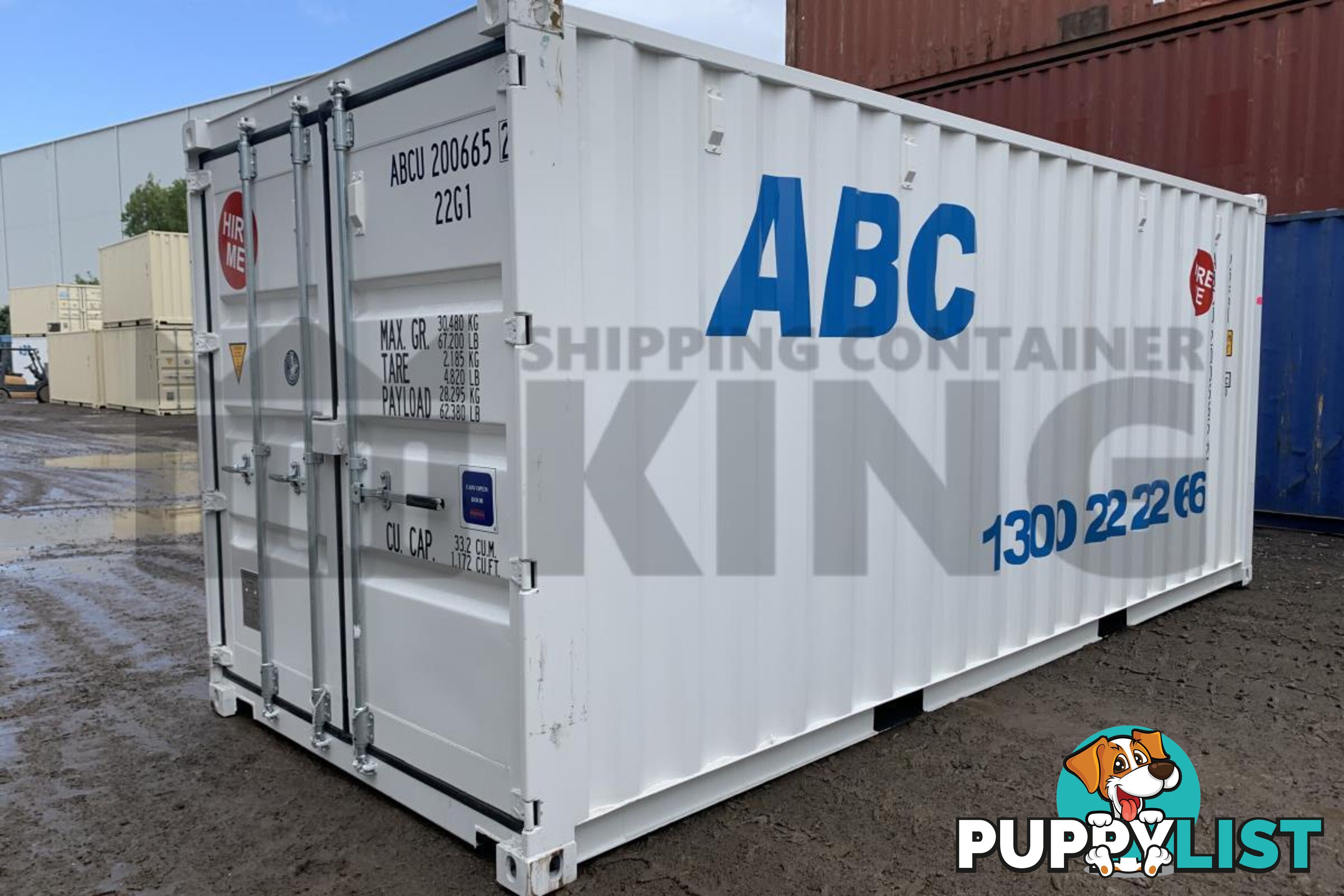 20' STANDARD HEIGHT SHIPPING CONTAINER - in Brisbane