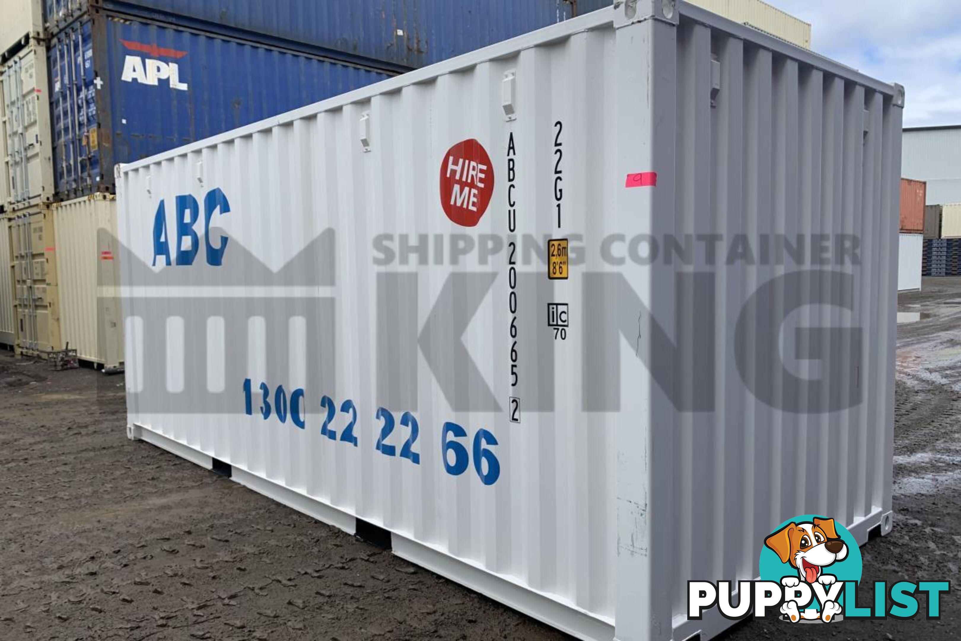 20' STANDARD HEIGHT SHIPPING CONTAINER - in Brisbane