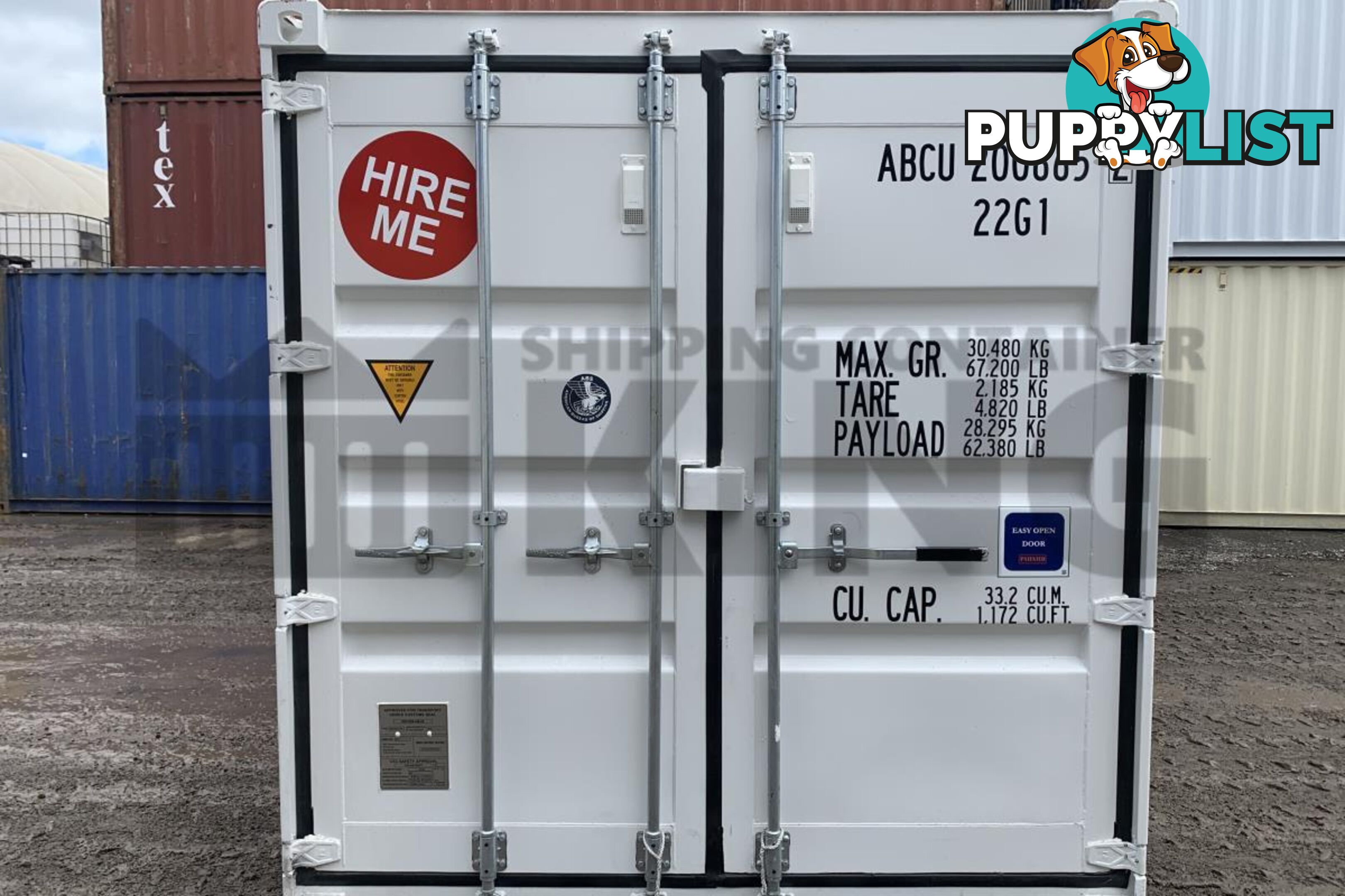 20' STANDARD HEIGHT SHIPPING CONTAINER - in Brisbane