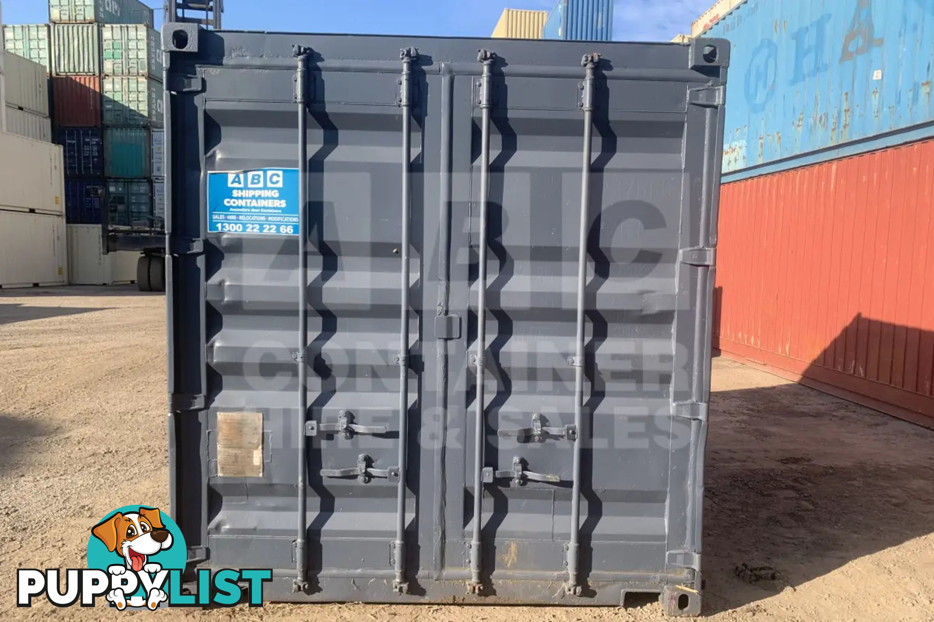 10' STANDARD HEIGHT SHIPPING CONTAINER (CONTAINER DOOR END)