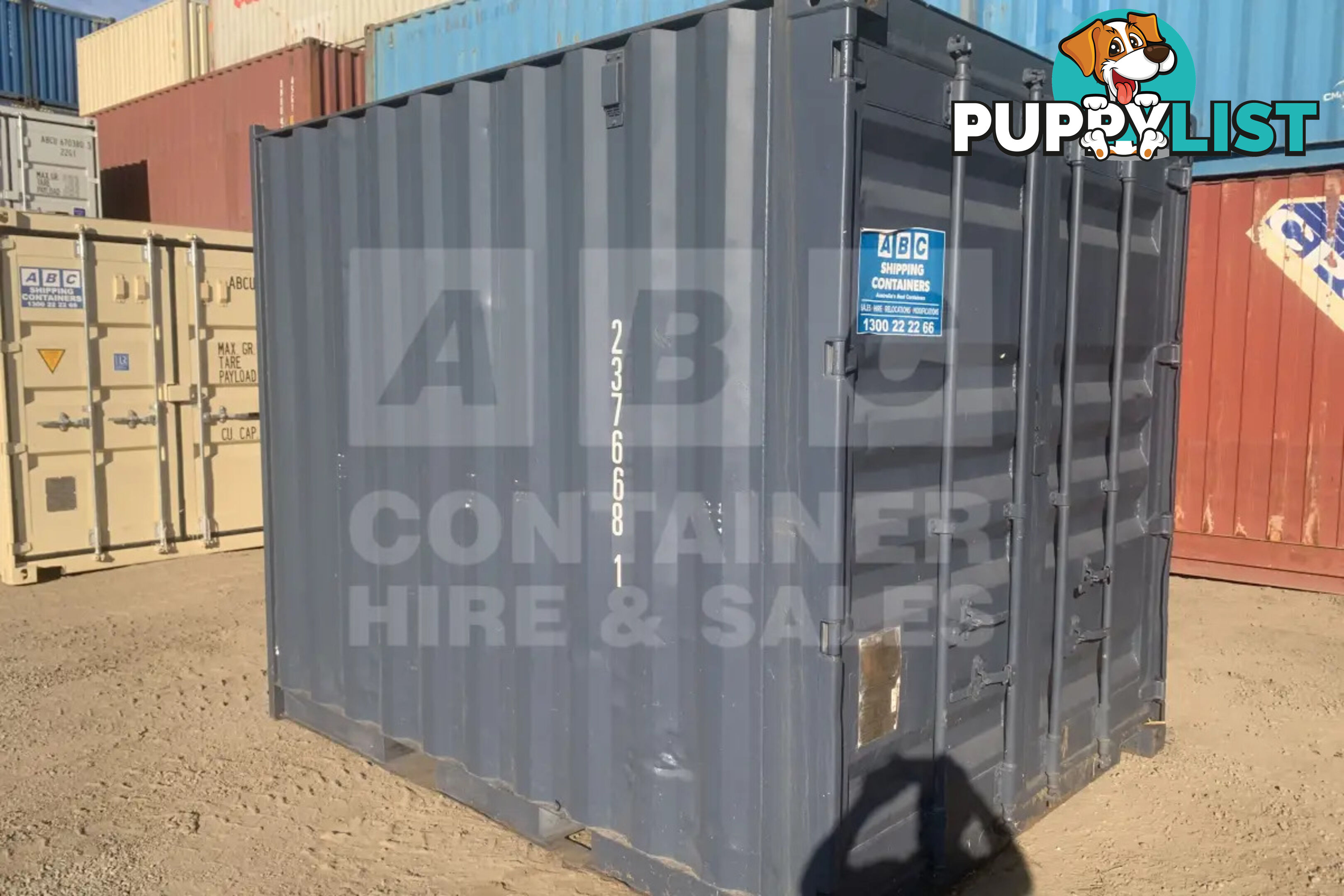10' STANDARD HEIGHT SHIPPING CONTAINER (CONTAINER DOOR END)