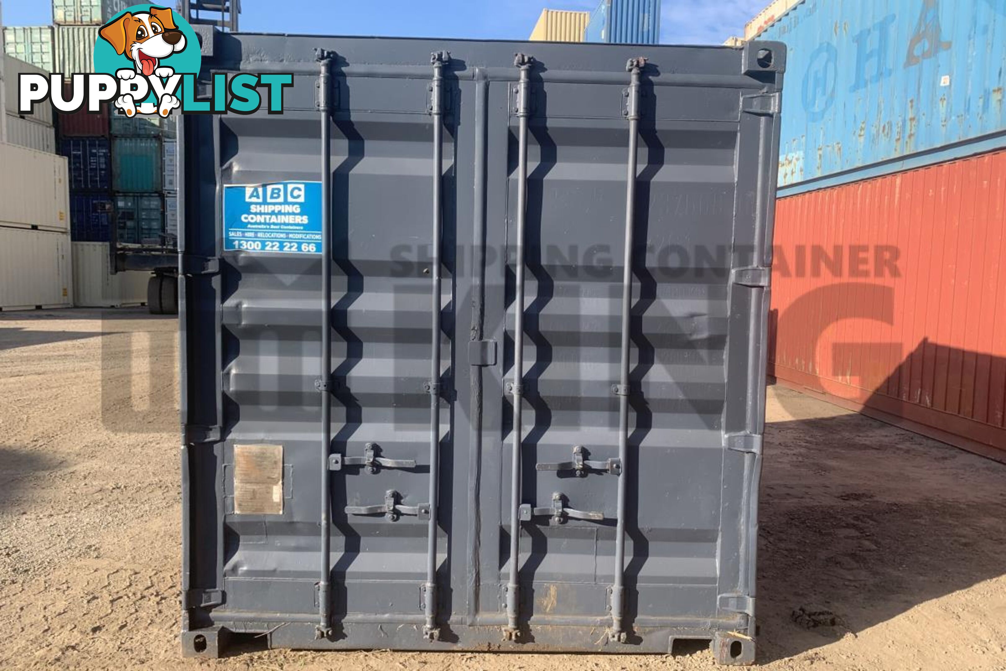 10' STANDARD HEIGHT SHIPPING CONTAINER (CONTAINER DOOR END) - in Gympie