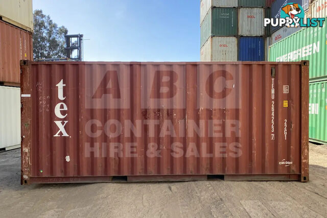 20' STANDARD HEIGHT SHIPPING CONTAINER - in Gympie