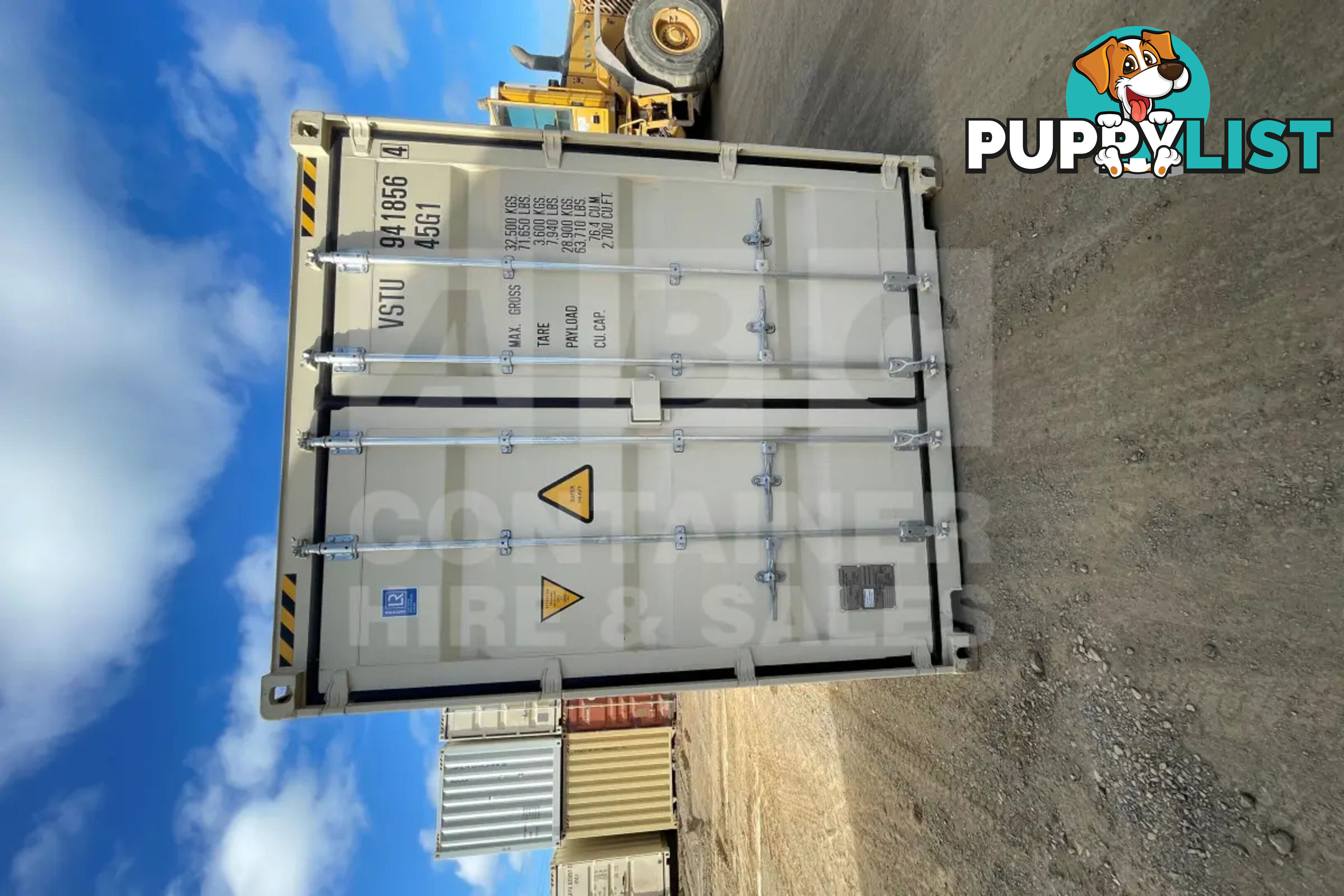 40' HIGH CUBE SHIPPING CONTAINER