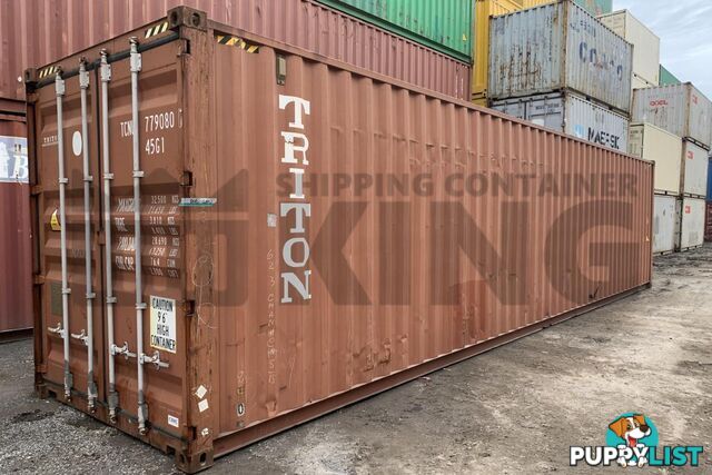 40' HIGH CUBE SHIPPING CONTAINER