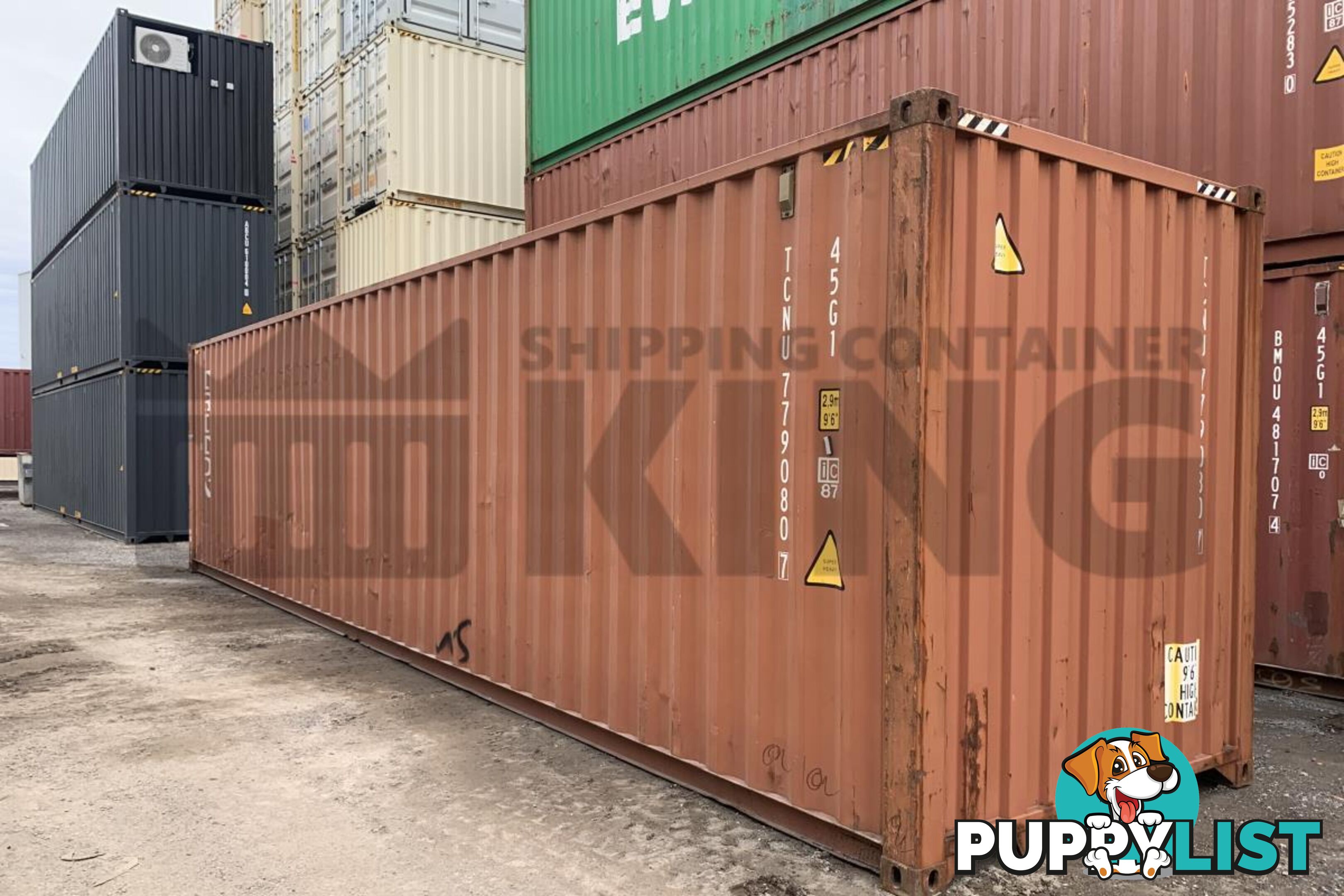 40' HIGH CUBE SHIPPING CONTAINER