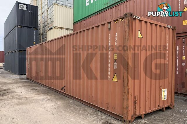 40' HIGH CUBE SHIPPING CONTAINER