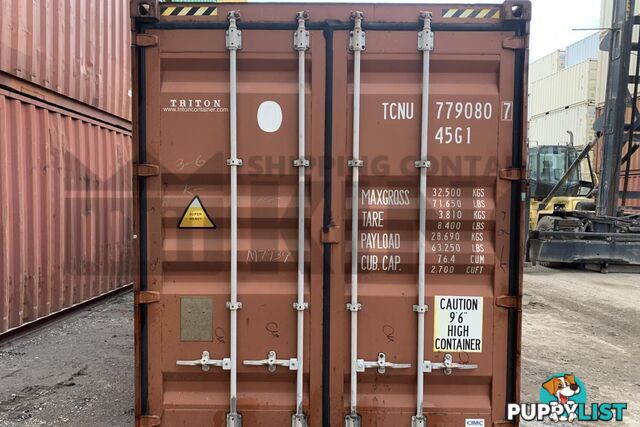 40' HIGH CUBE SHIPPING CONTAINER