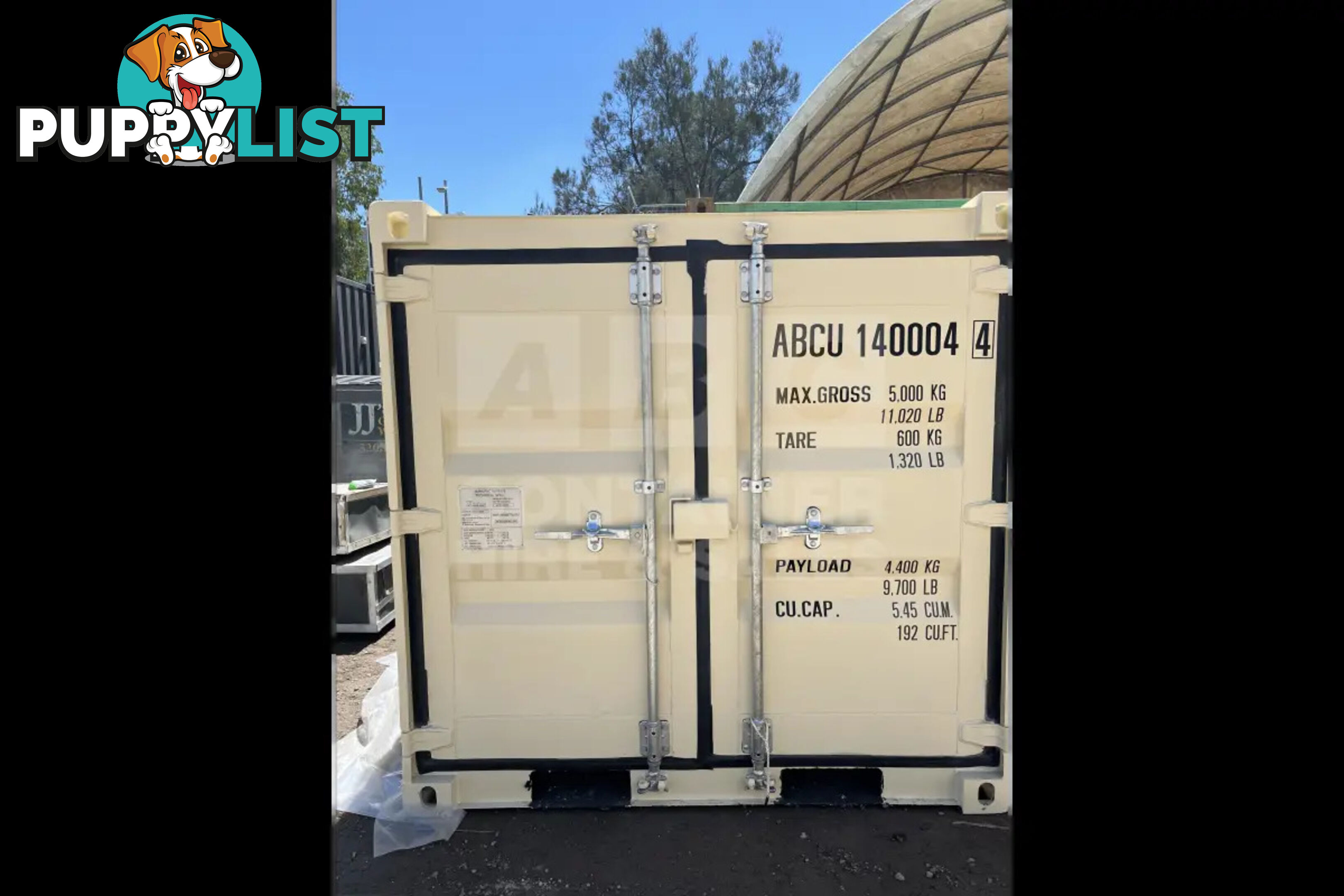 6' SHIPPING CONTAINER (FACTORY BUILT)