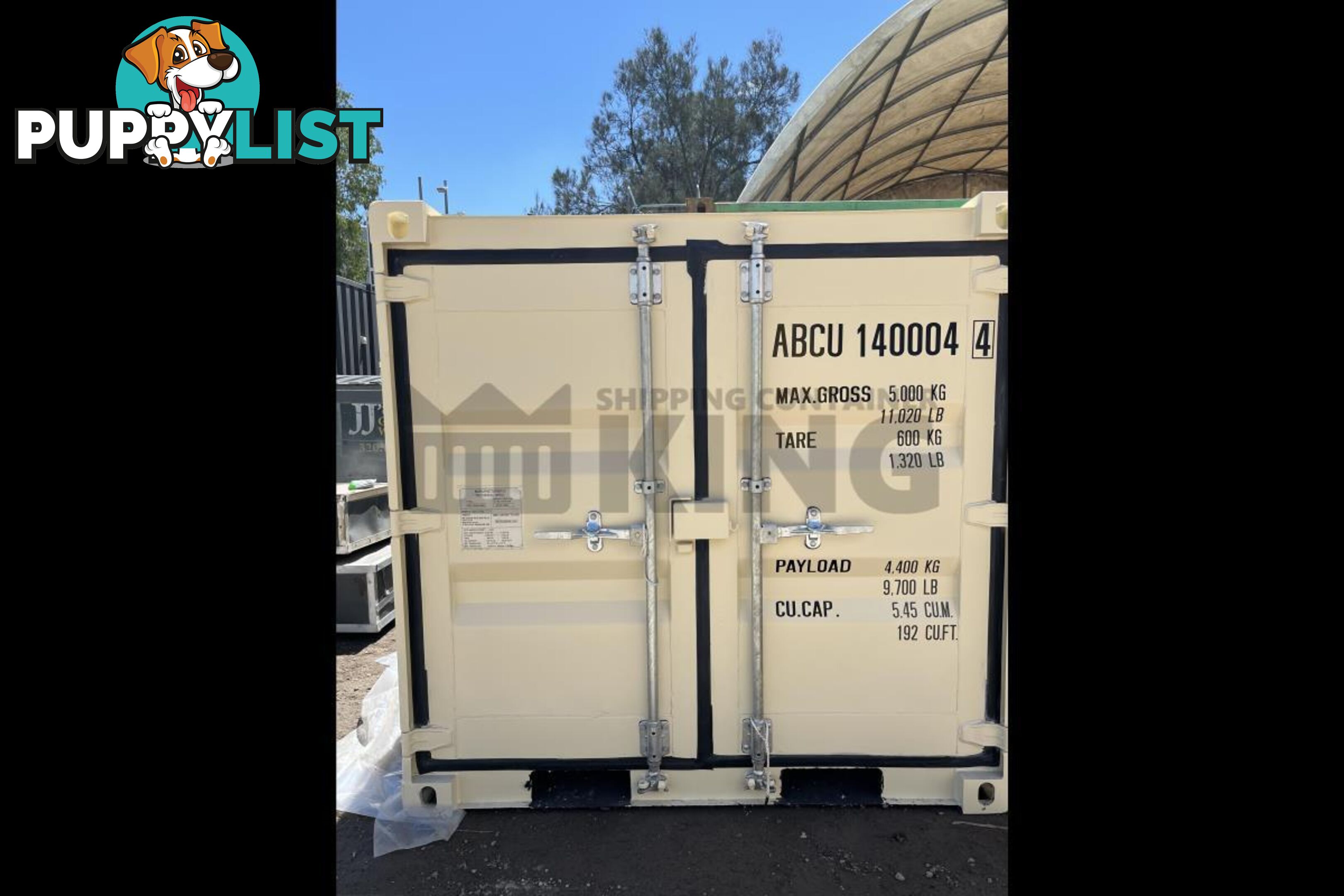 6' SHIPPING CONTAINER (FACTORY BUILT)