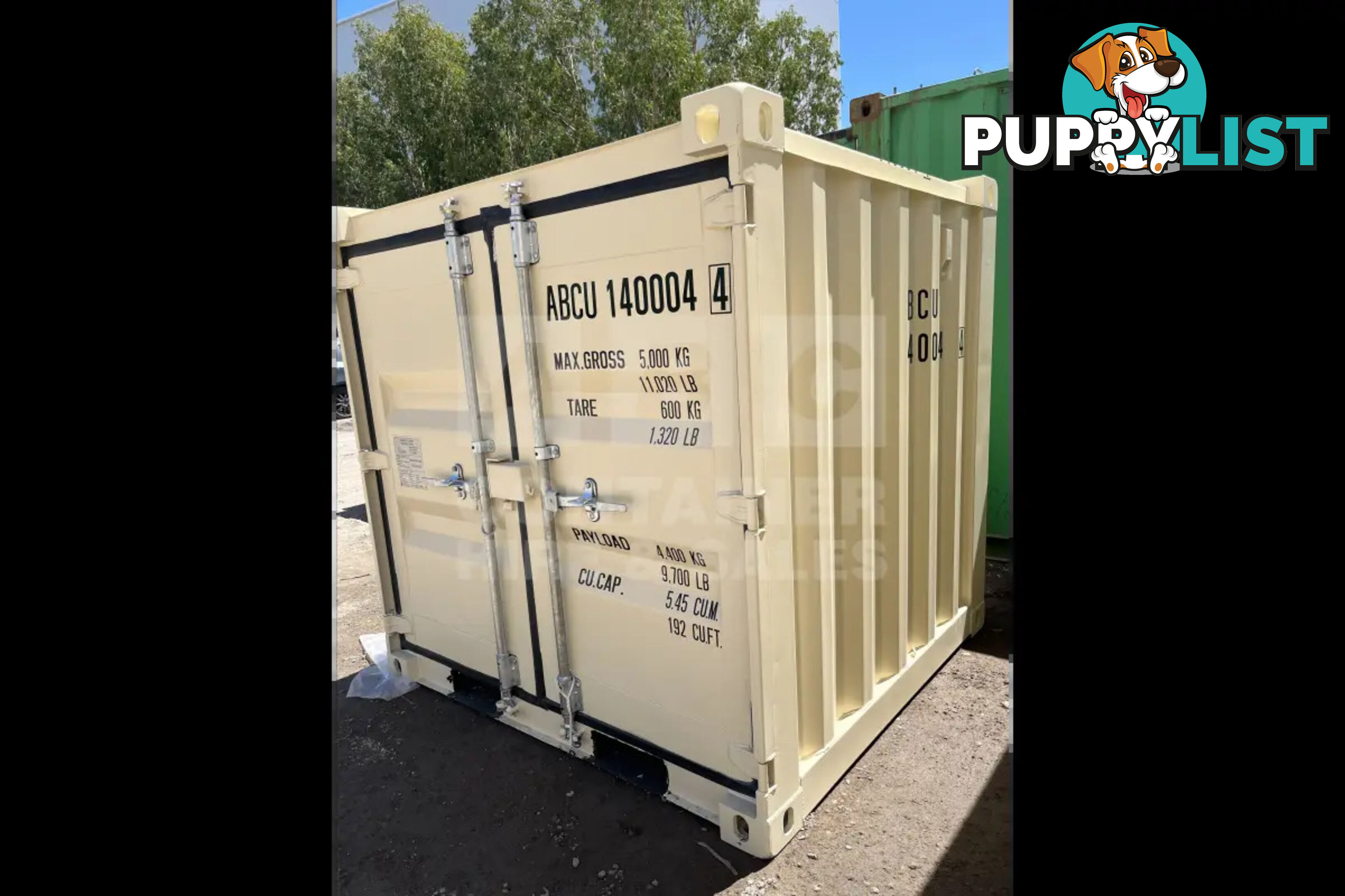 6' SHIPPING CONTAINER (FACTORY BUILT)