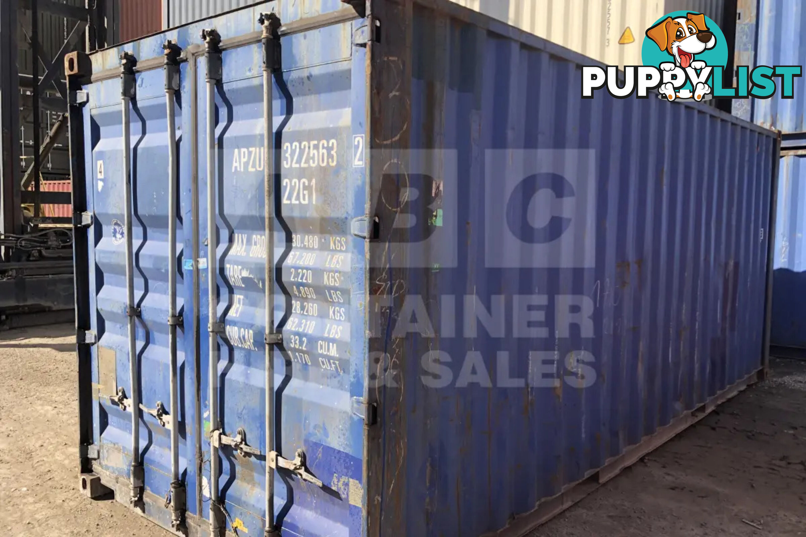 20' STANDARD HEIGHT SHIPPING CONTAINER