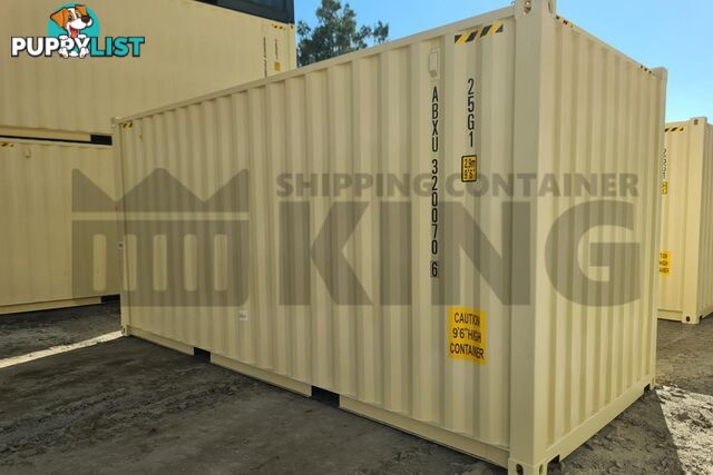 20' HIGH CUBE SHIPPING CONTAINER (WITH TIE RAILS)