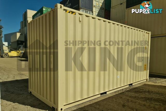 20' HIGH CUBE SHIPPING CONTAINER (WITH TIE RAILS)