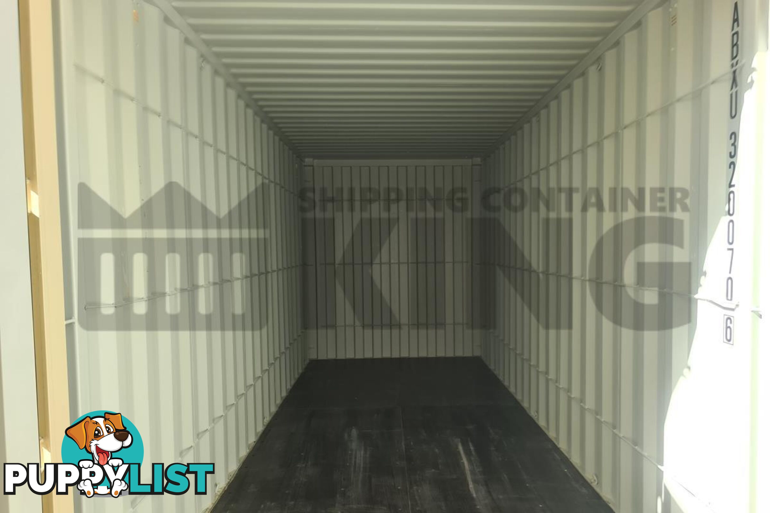 20' HIGH CUBE SHIPPING CONTAINER (WITH TIE RAILS)