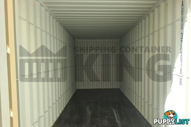 20' HIGH CUBE SHIPPING CONTAINER (WITH TIE RAILS)