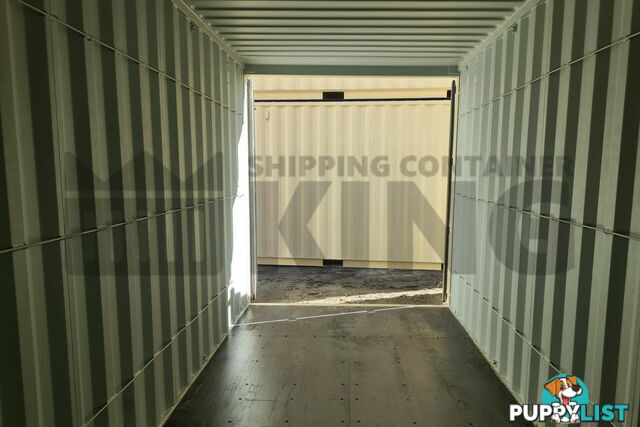 20' HIGH CUBE SHIPPING CONTAINER (WITH TIE RAILS)