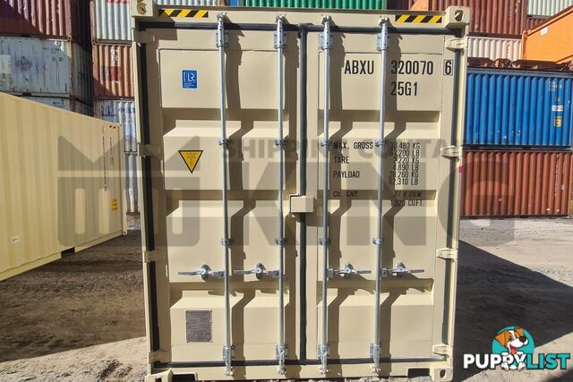 20' HIGH CUBE SHIPPING CONTAINER (WITH TIE RAILS)