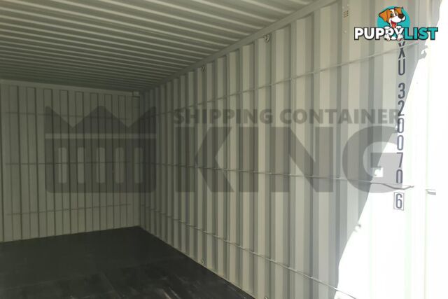 20' HIGH CUBE SHIPPING CONTAINER (WITH TIE RAILS)