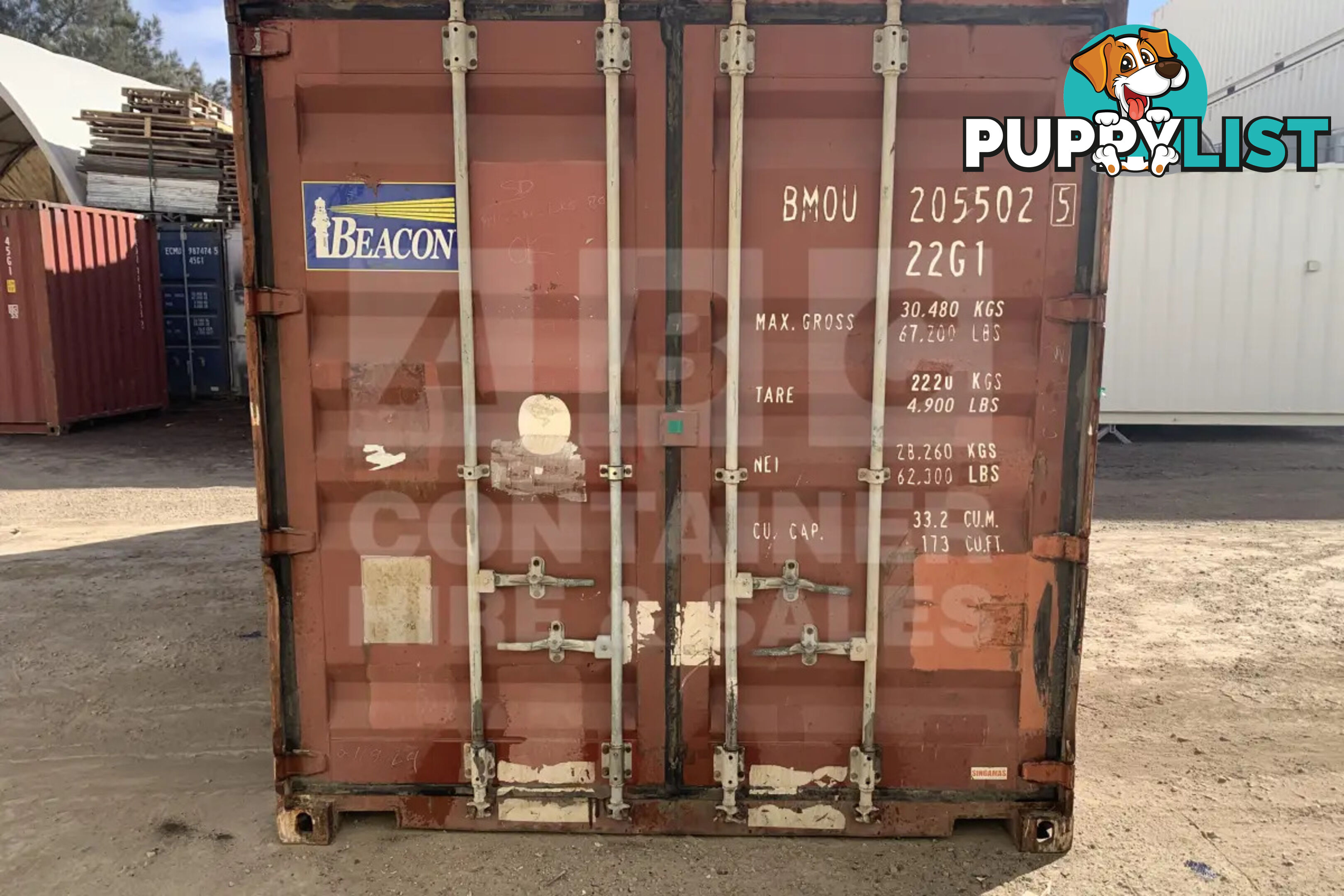 20' STANDARD HEIGHT SHIPPING CONTAINER