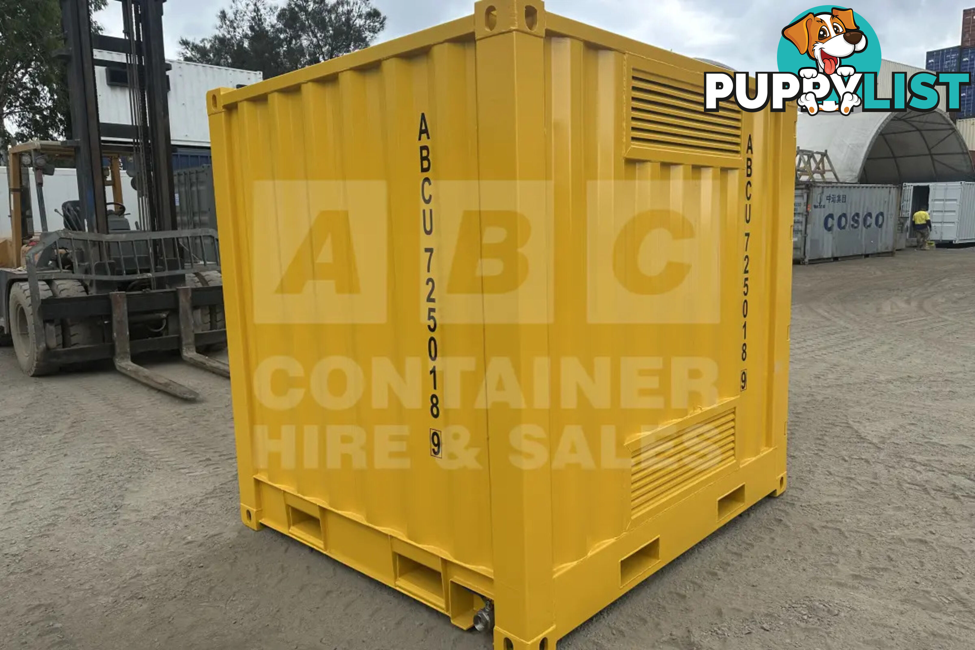 8' DANGEROUS GOODS SHIPPING CONTAINER (4 CORNER POST)