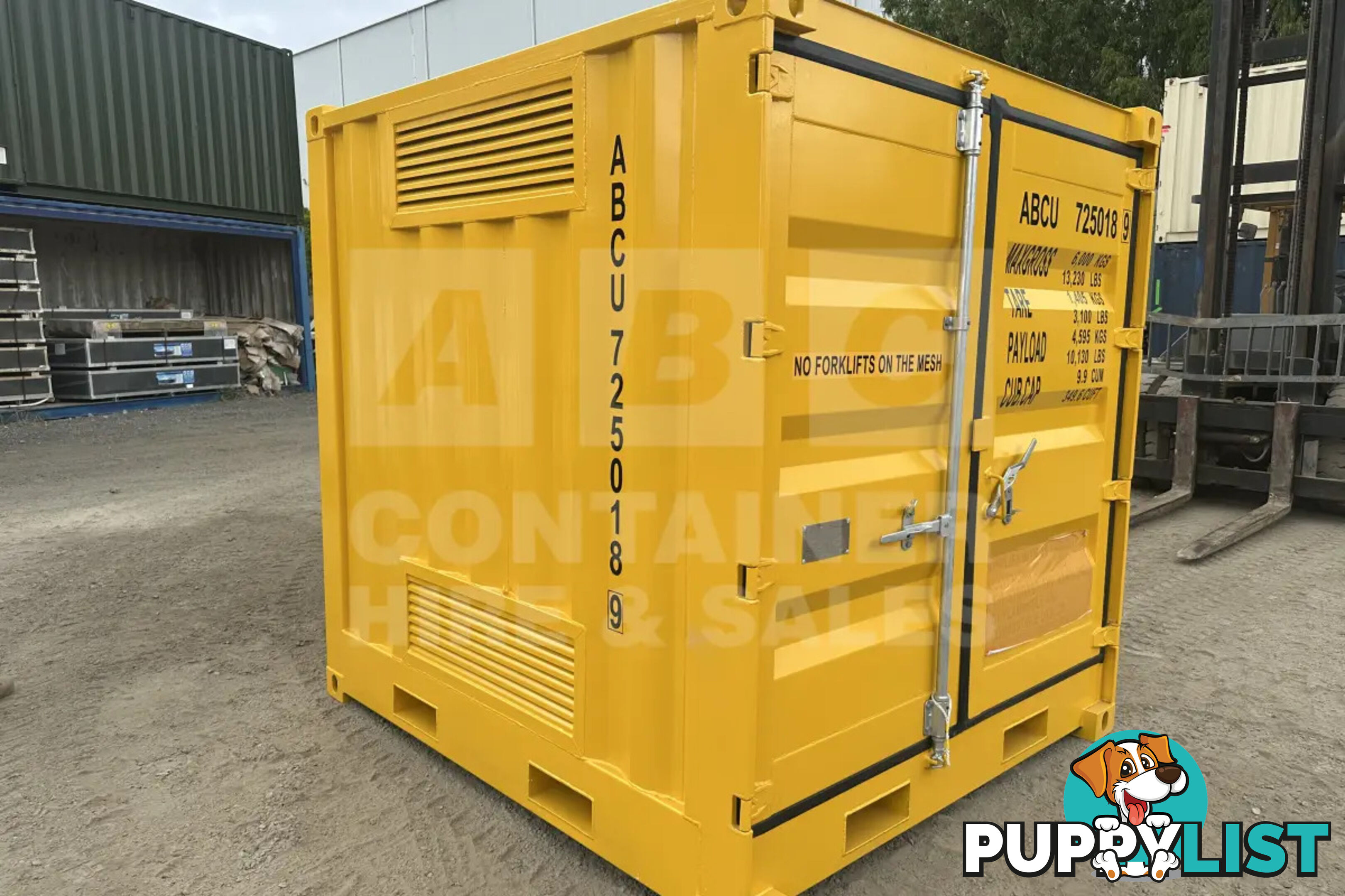 8' DANGEROUS GOODS SHIPPING CONTAINER (4 CORNER POST)