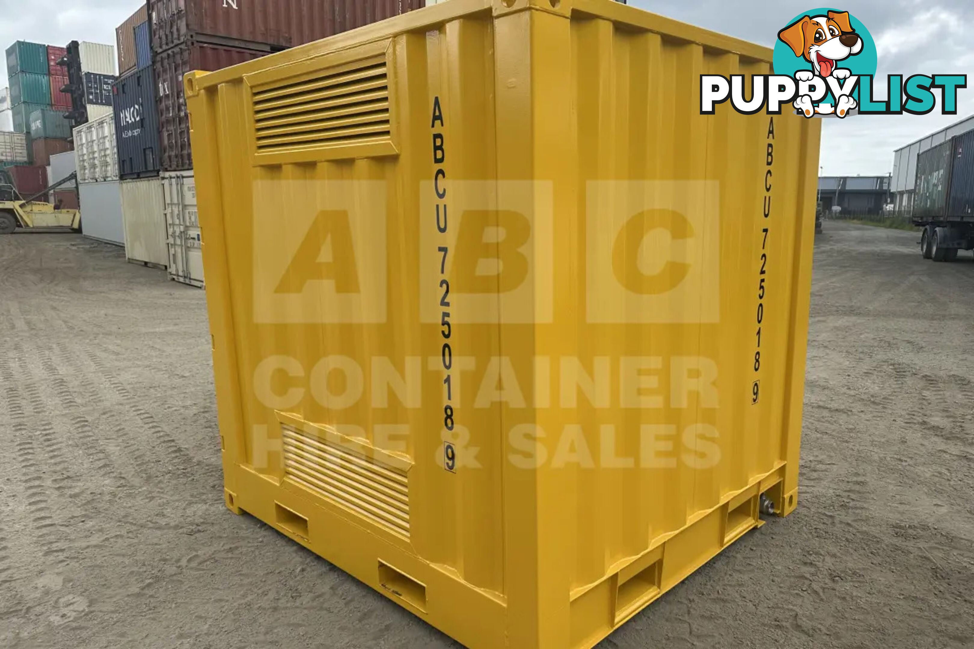8' DANGEROUS GOODS SHIPPING CONTAINER (4 CORNER POST)